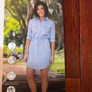 NWOT Denim Shirt Dress